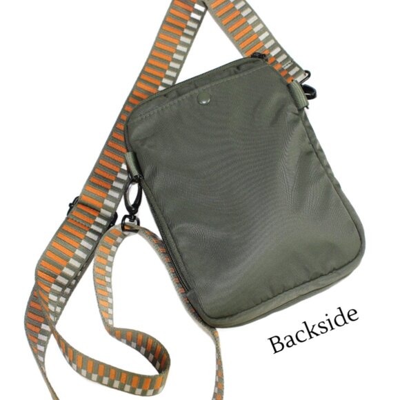 IHKWIP XL Everyday Essential Military Olive Nylon Styling Cross Body Mini Bag - Picture 3 of 7